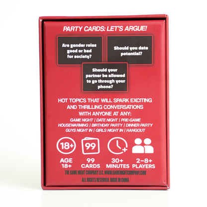 Let’s Argue Card Game – Ignite Fun Conversations
