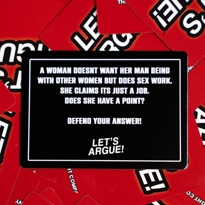 Let’s Argue Card Game – Ignite Fun Conversations